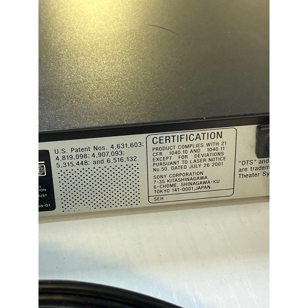 Sony DVP-NS57P‎ CD DVD Player Progressive Scan Black Home Theater Media Player